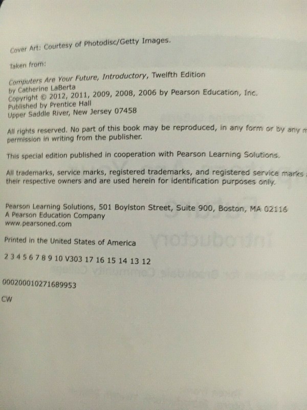 Computers Are Your Future Introductory 2nd Edition BCC (Please See Details) gallery