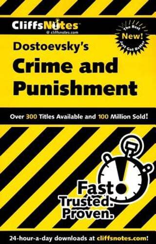 Cliffsnotes on Dostoevsky’s Crime and Punishment by PH.D. Roberts, James L: Used