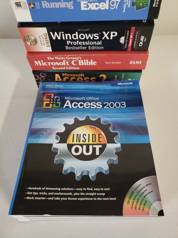 Microsoft Office Access Inside Out Windows XP Excel 97 Access 2 Handbook C Bible gallery