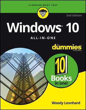 Windows 10 All-In-One For Dummies – Paperback, by Leonhard Woody – Good