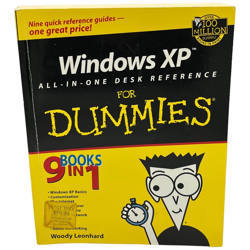 Windows XP All-In-One Desk Reference for Dummies by Leonhard, Woody Softcover
