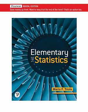 Elementary Statistics – Paperback, by Triola Mario – Very Good