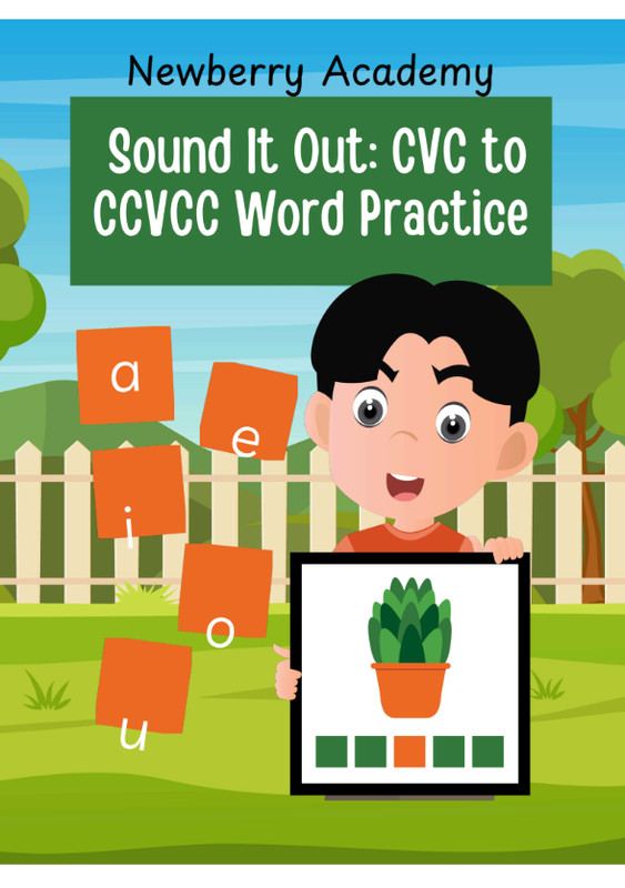 Kindergarten Workbooks CVC to CCVCC blends Homeschool Readiness Paperback