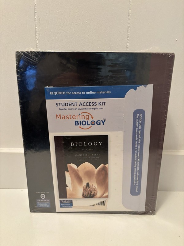 New Biology HardCover Eighth 8th Edition Campbell Reese Pearson In Plastic Wrap gallery
