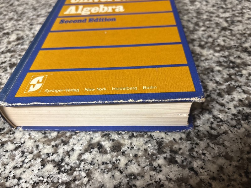 Universal Algebra by George Gratzer Second Edition Hardcover gallery