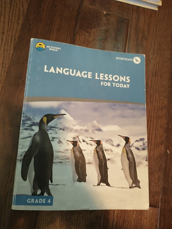 My Father’s World: Language Lessons For Today Grade 4