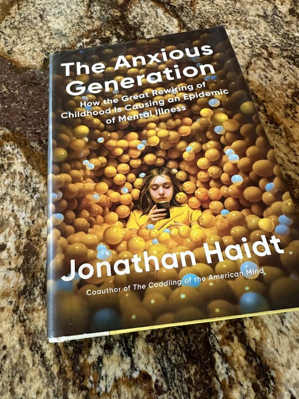The Anxious Generation: How the Great Rewiring of Childhood – Good book!