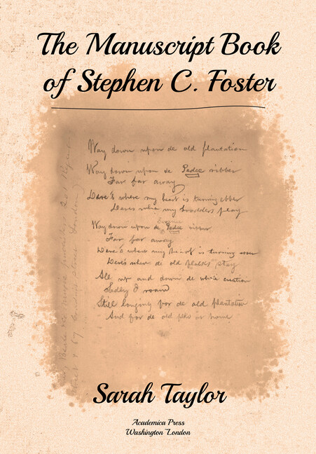 The Manuscript Book Of Stephen C Foster