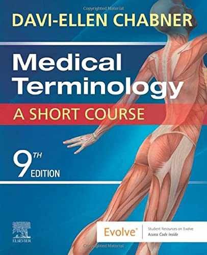 Medical Terminology: A Short Course – Paperback, by Chabner BA MAT – Very Good v