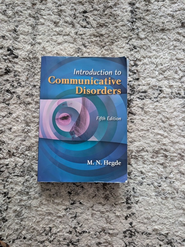Introduction to Communicative Disorders 5th Ed by M. N. Hegde (2019, Paperback)