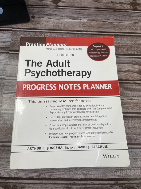 The Adult Psychotherapy Progress Notes Planner, 5th Edition: Fifth Edition (Pr..