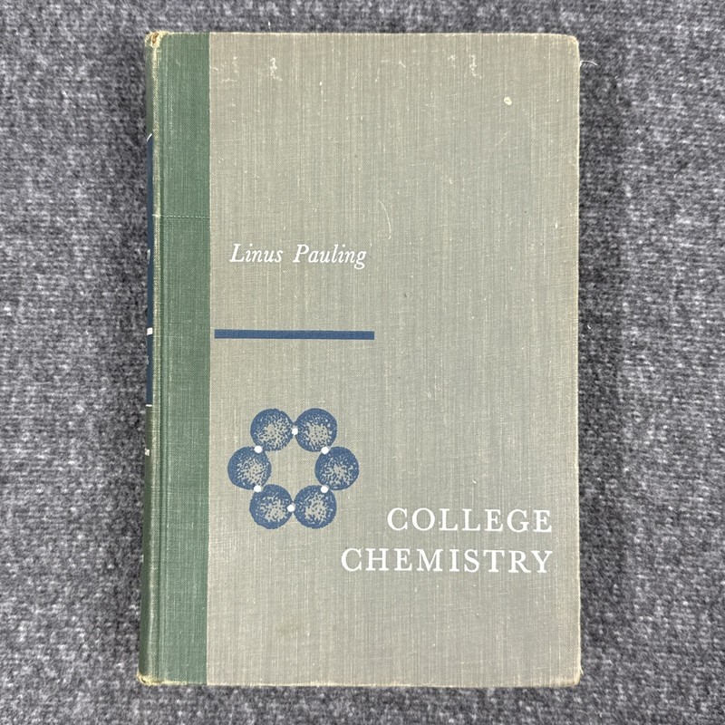 College Chemistry Second Edition By Linus Pauling (1957) Vintage Hardcover