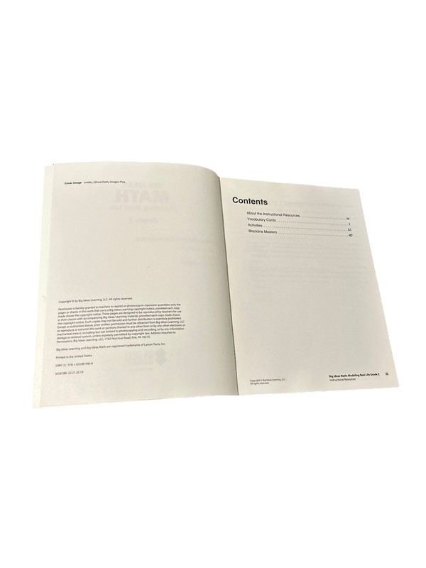 Big Ideas Math Modeling Real Life Grade 2 Instructional Resources Teacher Book gallery