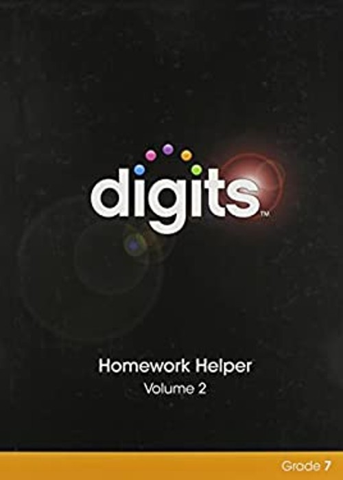 Digits Homework Helper Volume 2 Grade 7 Hardcover Prentice-Hall S