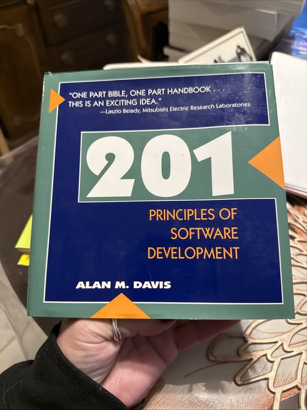 201 Principles of Software Development by Alan M. Davis