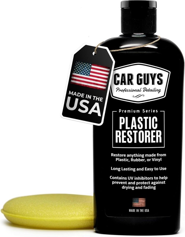 Water-Repellent Plastic Restorer | 8 Oz Kit for Vinyl & Rubber - No Oily Residue gallery