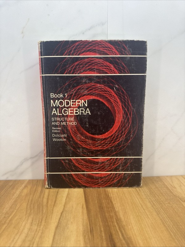Book 1 Modern Algebra Structure And Method DOLCIANI 1975 Impression, Acceptable