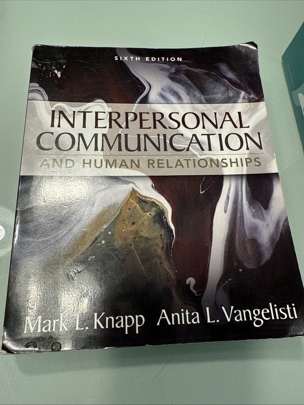 Book Interpersonal Communication And Human Relationships