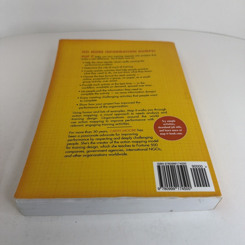 Map It: The Hands-On Guide to Strategic Training Design 2017 Paperback gallery