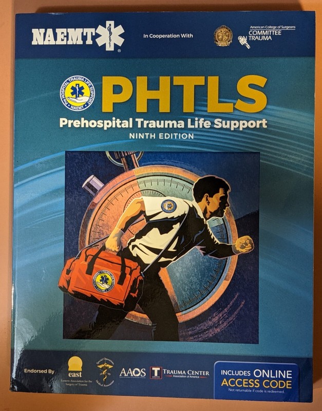 Prehospital Trauma Life Support Ninth Edition – Like New