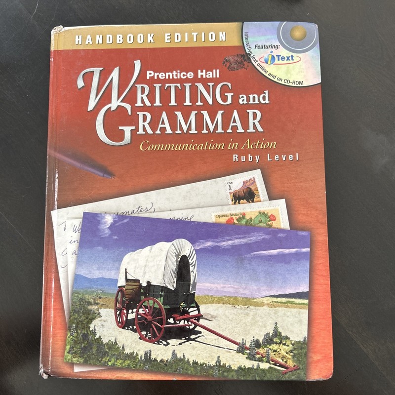 Writing and Grammar, Communication in Action, Ruby Level, Handbook Edition