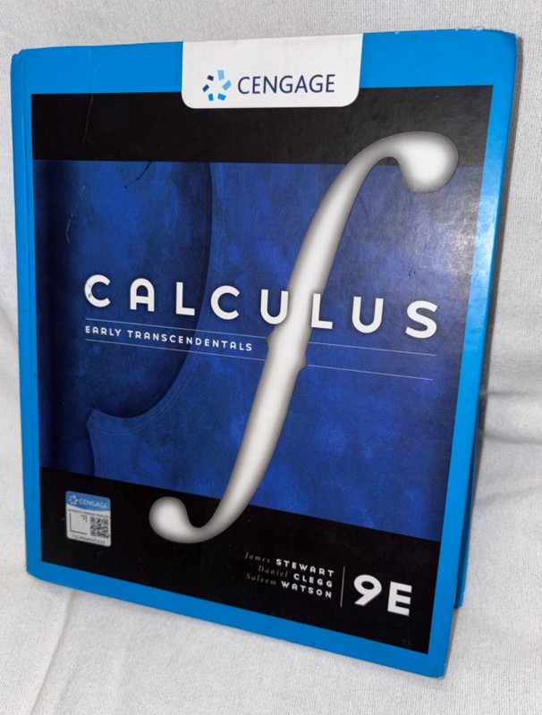 Calculus: Early Transcendentals 9th edition 9E Stewart James; Clegg Hardcover