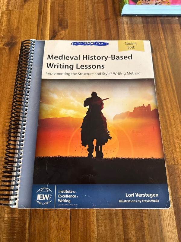 Medieval History-based Writing Lessons by Lori Verstegen (Spiral)