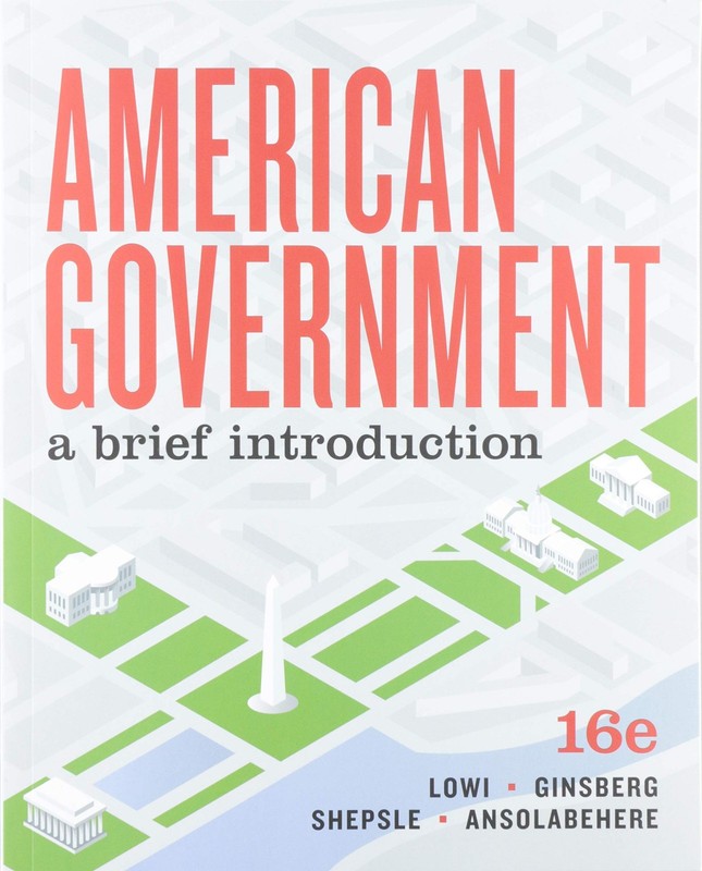 American Government: A Brief Introduction – paperback Lowi, Theodore J.|Gins…