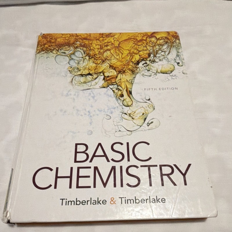 Basic Chemistry 5th Edition Textbook Hardcover Timberlake & Timberlake Pearson