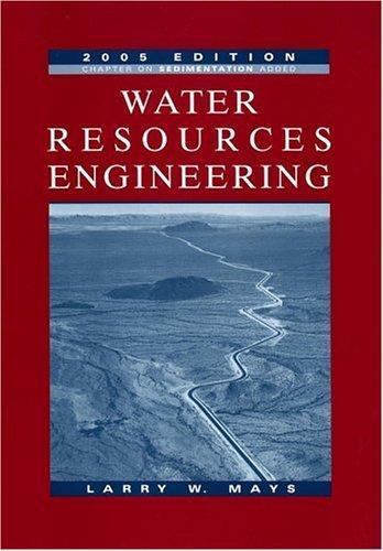 Water Resources Engineering, Hardcover by Mays, Larry W., Used Good Condition…
