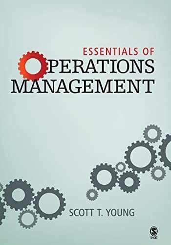 Essentials of Operations Management – Paperback, by Young Scott T. – Very Good