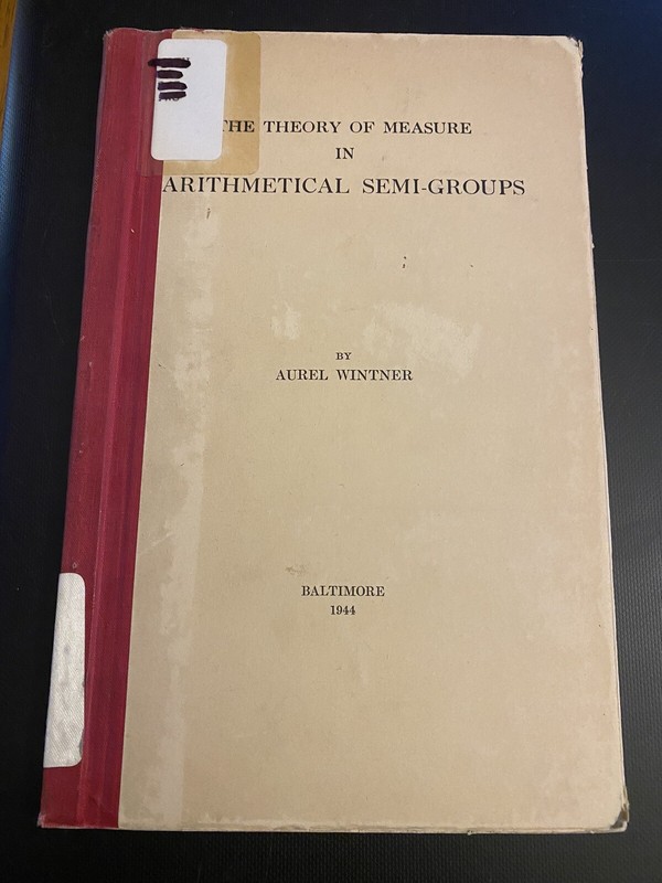 The Theory Of Measure In Arithmetical Semi- Groups