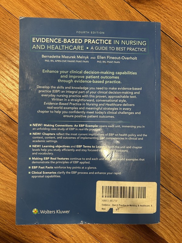 Evidence-Based Practice in Nursing and Healthcare