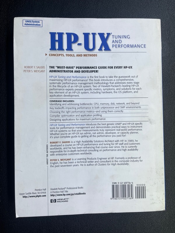 Hewlett-Packard Professional Bks.: HP-UX Tuning and Performance : Concepts,... gallery