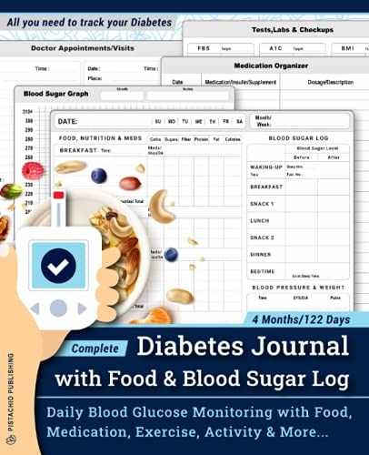 Complete Diabetes Journal with – Paperback, by Publishing Pistachio – Very Good