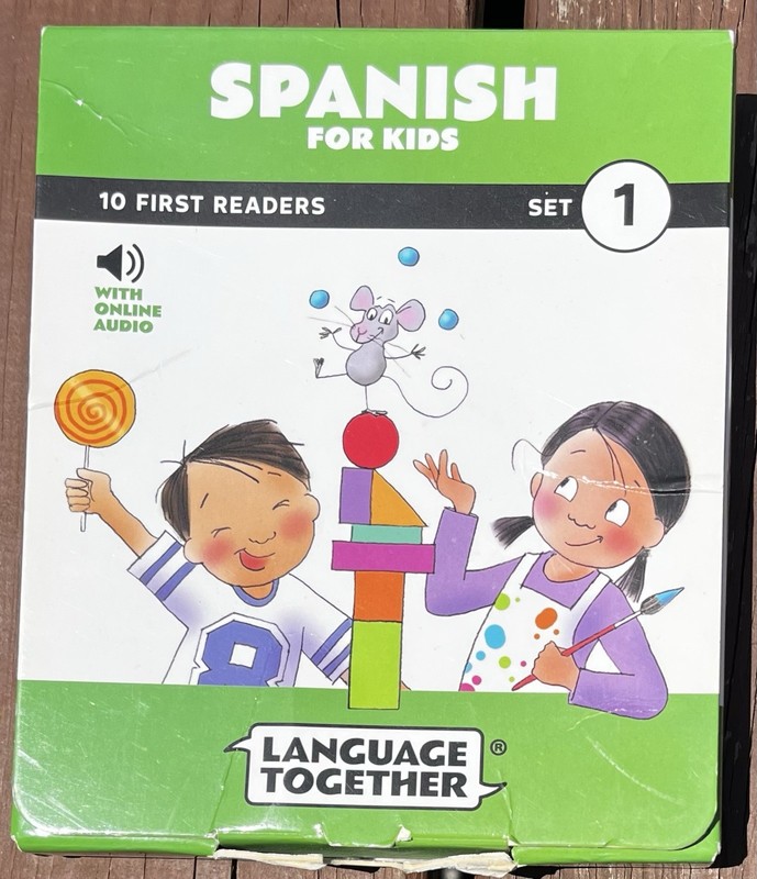 Spanish for Kids Boxed Set 1 First Reader 10 Books Learning to Speak Language