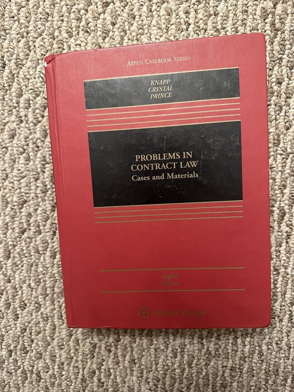 Aspen Casebook Ser.: Problems in Contract Law : Cases and Materials by Nathan M.