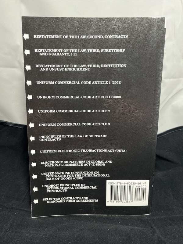 Selections for Contracts Paperback Very Good Condition gallery