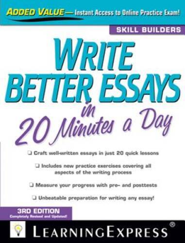 Write Better Essays in 20 Minutes a Day – Paperback – GOOD