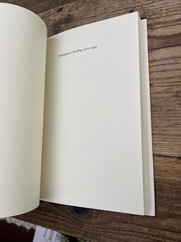 Hemingway's Reading, 1910-1940 : An Inventory Hardcover Michael S gallery
