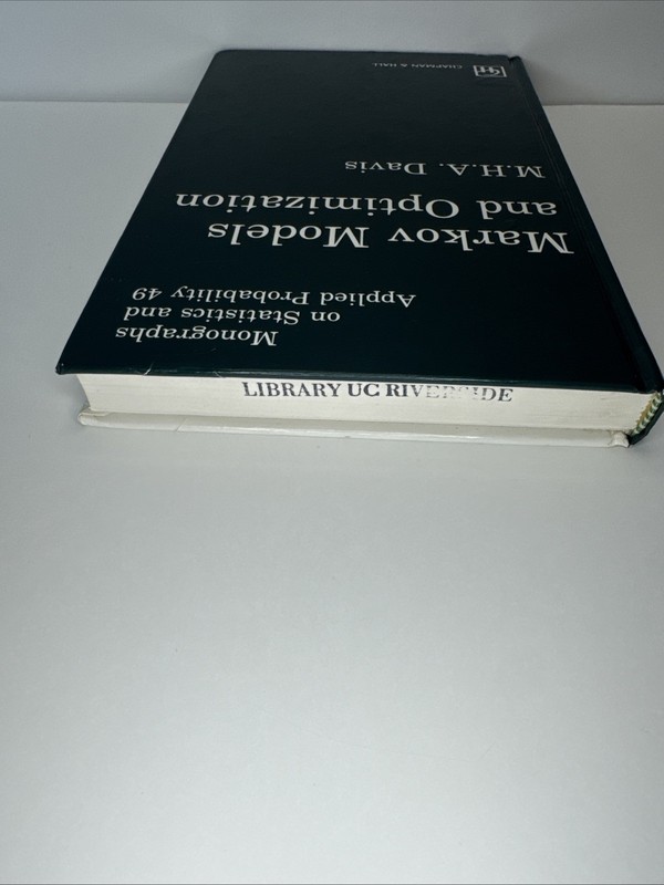 Markov Models & Optimization by Davis, M. H. A. gallery