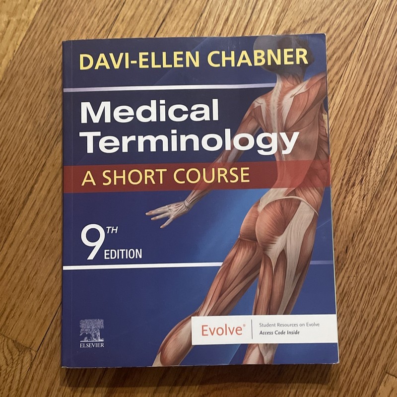 Medical Terminolog A Short Course Book 9th Ed Davi-Ellen Chabner *Unused Code