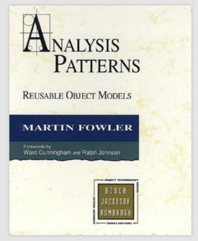Addison-Wesley Object Technology Ser.: Analysis Patterns : Reusable Object Model