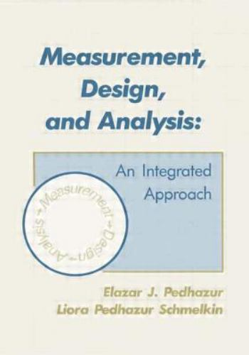 Measurement, Design, and Analysis: An Integrate- 0805810633, Pedhazur, hardcover