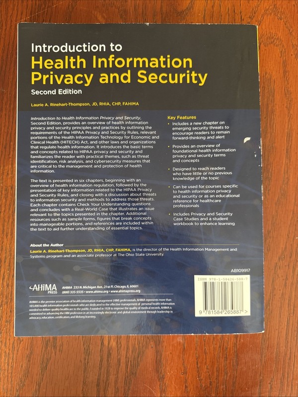Introduction to Health Information Privacy and Security by Laurie A.... gallery