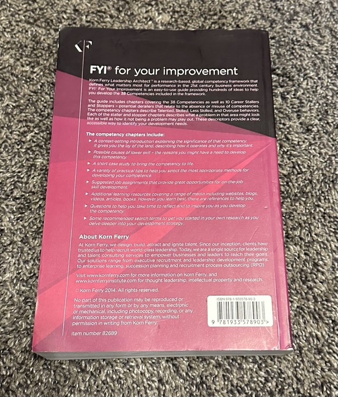Korn Ferry - FYI for your improvement Competencies Development Guide gallery