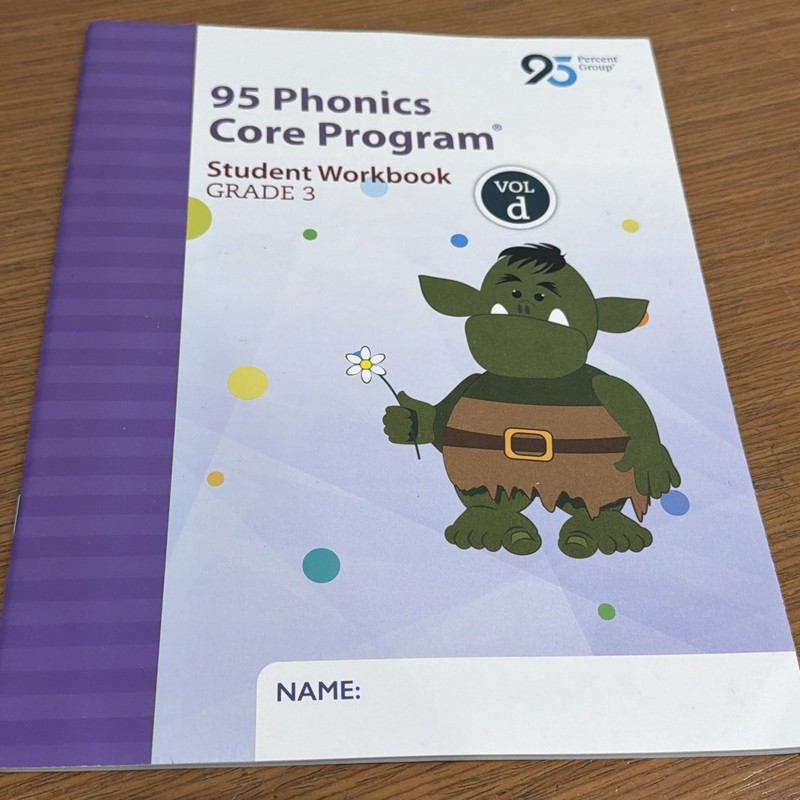 95 Phonics Core Program - Grade 3 - Student Workbooks (4) Vol. a, b, c, and d gallery