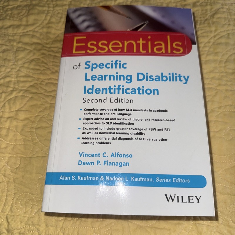 Essentials Of Specific Learning Disability Identification Second Edition 2018