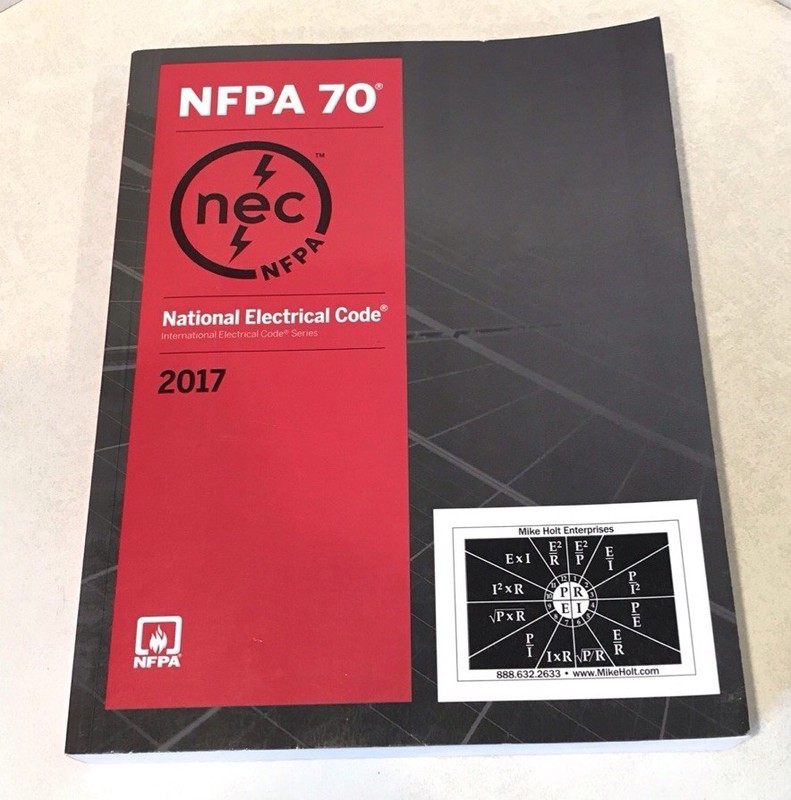 National Electrical Code 2017 by (NFPA) National Fire Protection Association #1