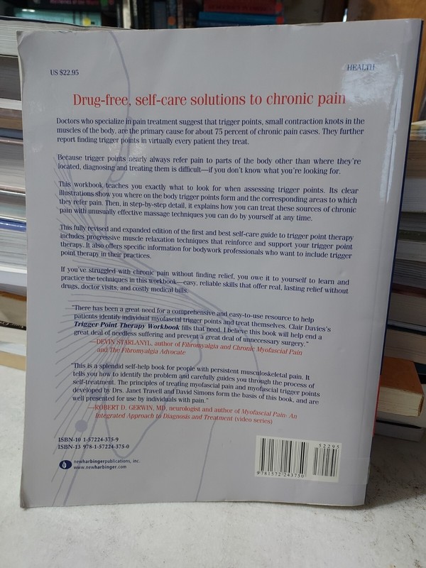 The Trigger Point Therapy Workbook Second Edition Davies (2004,TPK) HZ16 gallery